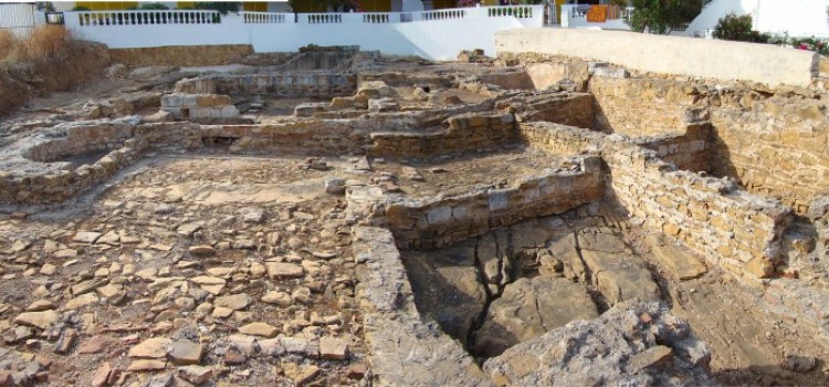 Roman Archaeological Site, Praia da Luz, in Lagos